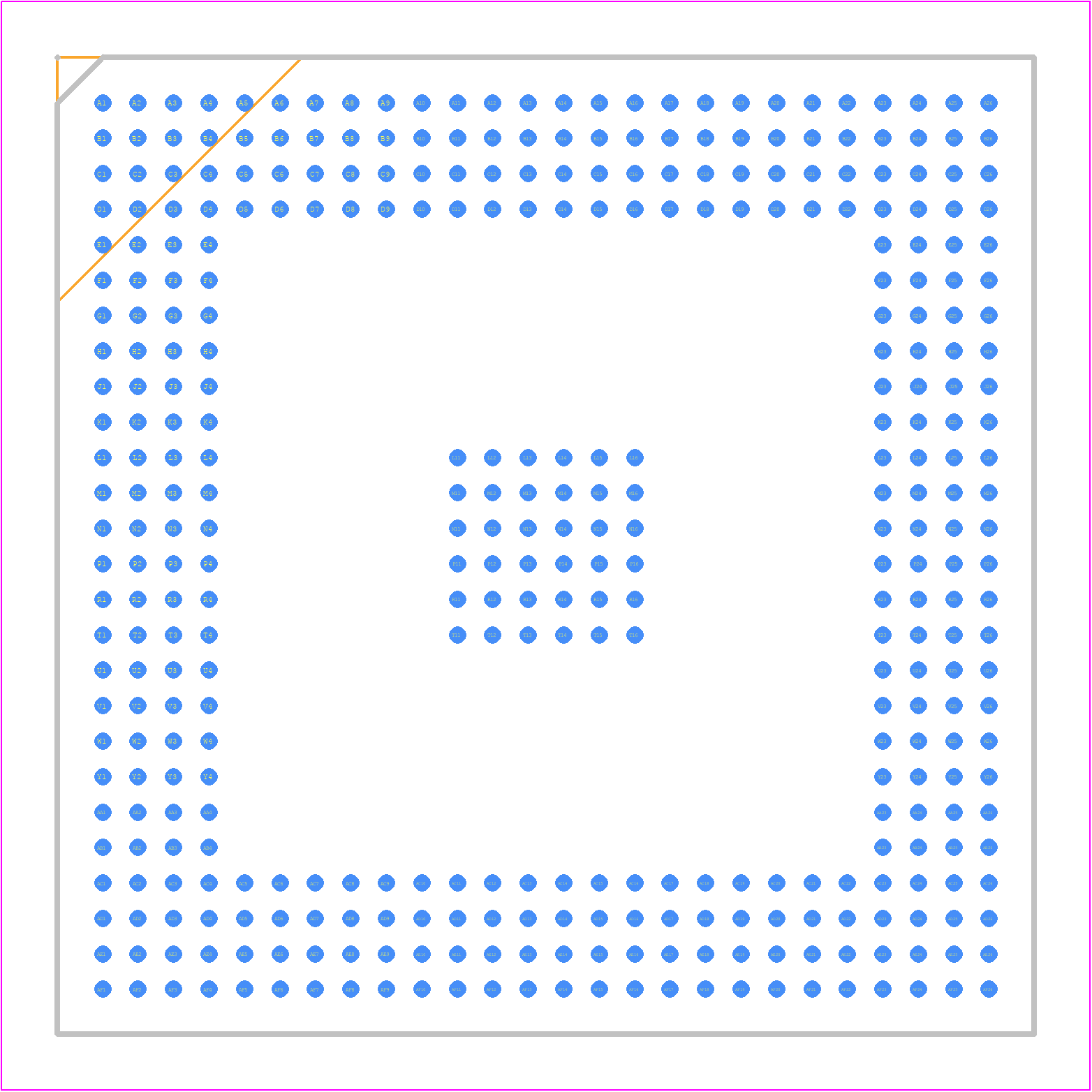 ELANSC520-100AD - AMD PCB footprint - BGA - BGA - 388-Pin Plastic BGA (PBGA)