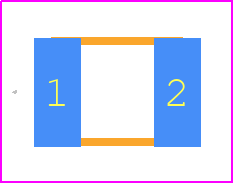 C1210S821FDGAC{BULK} - KEMET PCB footprint - Other - Other - C1210S