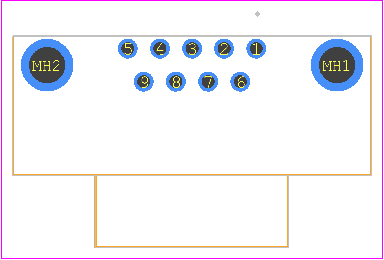 09681537611 - HARTING PCB footprint - Other - Other - 09681537611-2