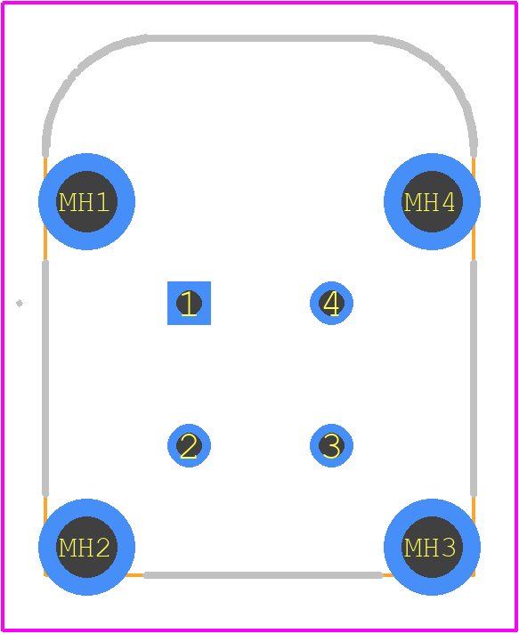 FM4-NDSP-PCB-1 - Amphenol PCB footprint - Other - Other - FM4-NDSP-PCB-1-2