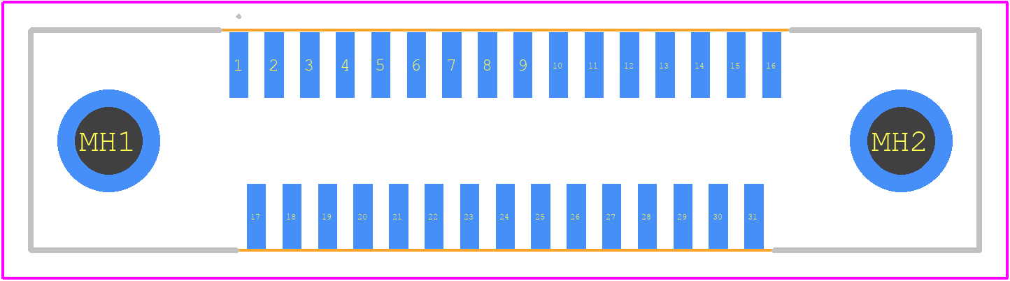 GHSM2R-31PBSSPU - Glenair PCB footprint - Other - Other - GHSM2R-31PBSSPU-2