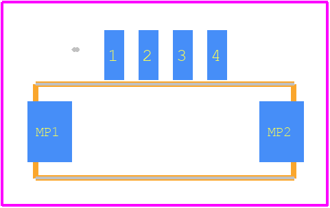 DF13C-4P-1.25V(76) - Hirose PCB footprint - Other - Other - DF13C-4P-1.25V(76)
