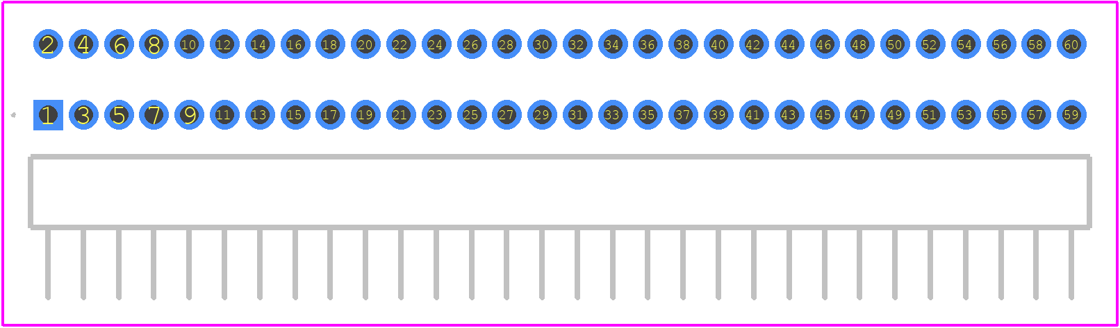 TMS-130-02-L-D-RA - SAMTEC PCB footprint - Other - Other - TMS-130-02-L-D-RA-2