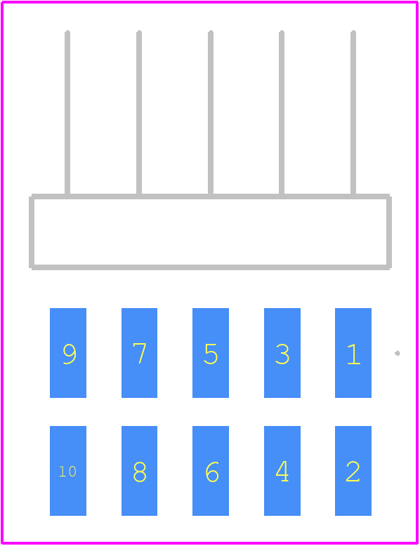 TSM-105-01-L-DH - SAMTEC PCB footprint - Other - Other - TSM-105-01-L-DH-5