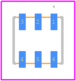 DS2502P+T&R - Analog Devices PCB footprint - Other - Other - D6+1_