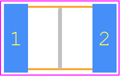 1812YA250222KSTSYX - Knowles PCB footprint - Capacitor Chip Non-polarised - Capacitor Chip Non-polarised - 1812YA250222KSTSYX
