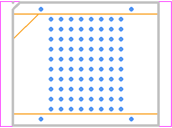 S29WS512PABBFW000 - Infineon PCB footprint - BGA - BGA - S29WS512PABBFW000