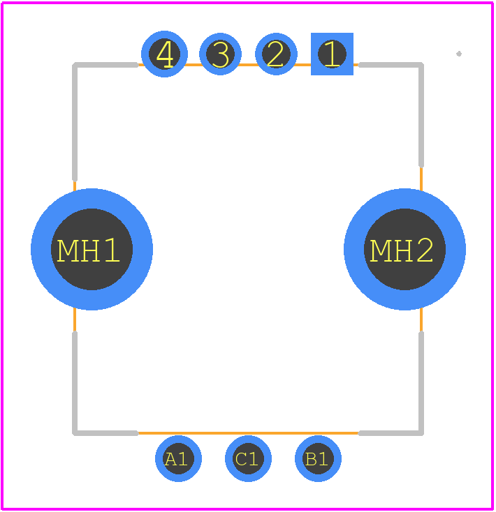 12CE2H25B12C24 - CTS PCB footprint - Other - Other - 12CE2H25B12C24-2