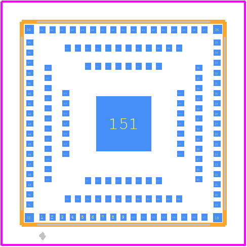 ISM4343-WBM-L151 - Inventek Systems PCB footprint - Other - Other - ISM4343-WBM-L151-2