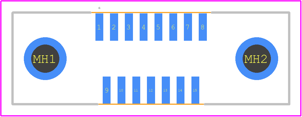 GHSM2R-15PBSSPU - Glenair PCB footprint - Other - Other - GHSM2R-15PBSSPU-1