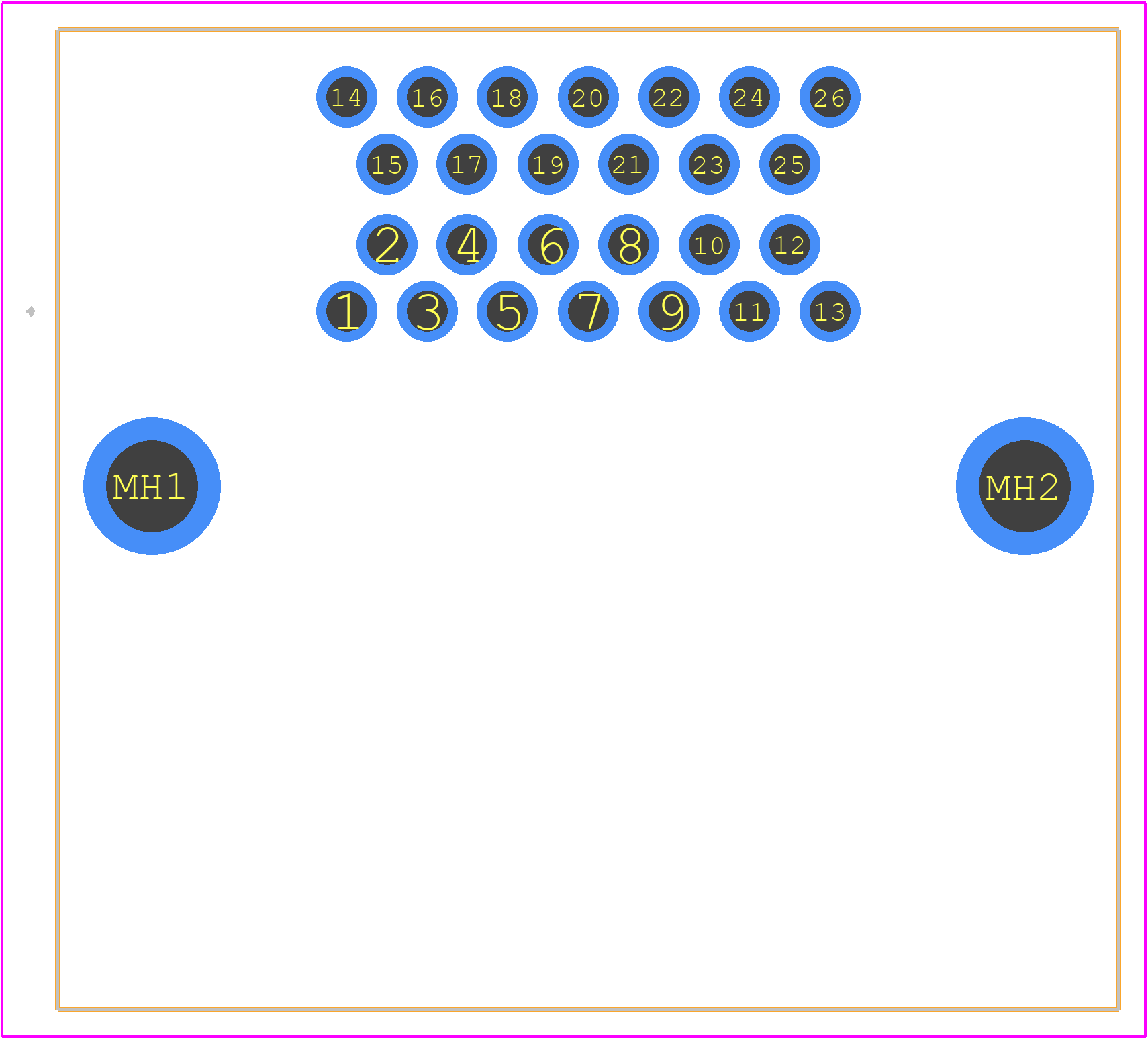 9-6437287-9 - TE Connectivity PCB footprint - Other - Other - 9-6437287-9-1