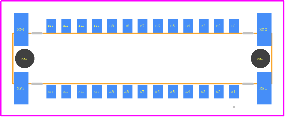 234207-E - TE Connectivity PCB footprint - Other - Other - 234207-E-1