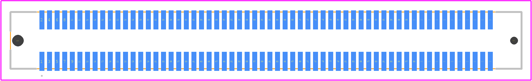 5353999-5 - TE Connectivity PCB footprint - Other - Other - 5353999-5-1