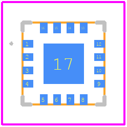 ADXL325BCPZ-RL - Analog Devices PCB footprint - Other - Other - ADXL325BCPZ-RL-4