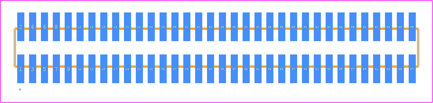 FTMH-134-03-L-DV - SAMTEC PCB footprint - Other - Other - FTMH-134-YY-XX-DV