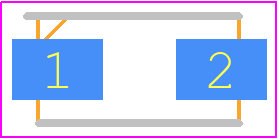 1N4001 SMD - KES PCB footprint - Diodes Moulded - Diodes Moulded - DO-214AC(SMA)