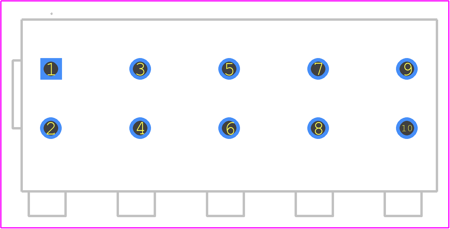 2601-1305 - Wago PCB footprint - Other - Other - 2601-1305-2
