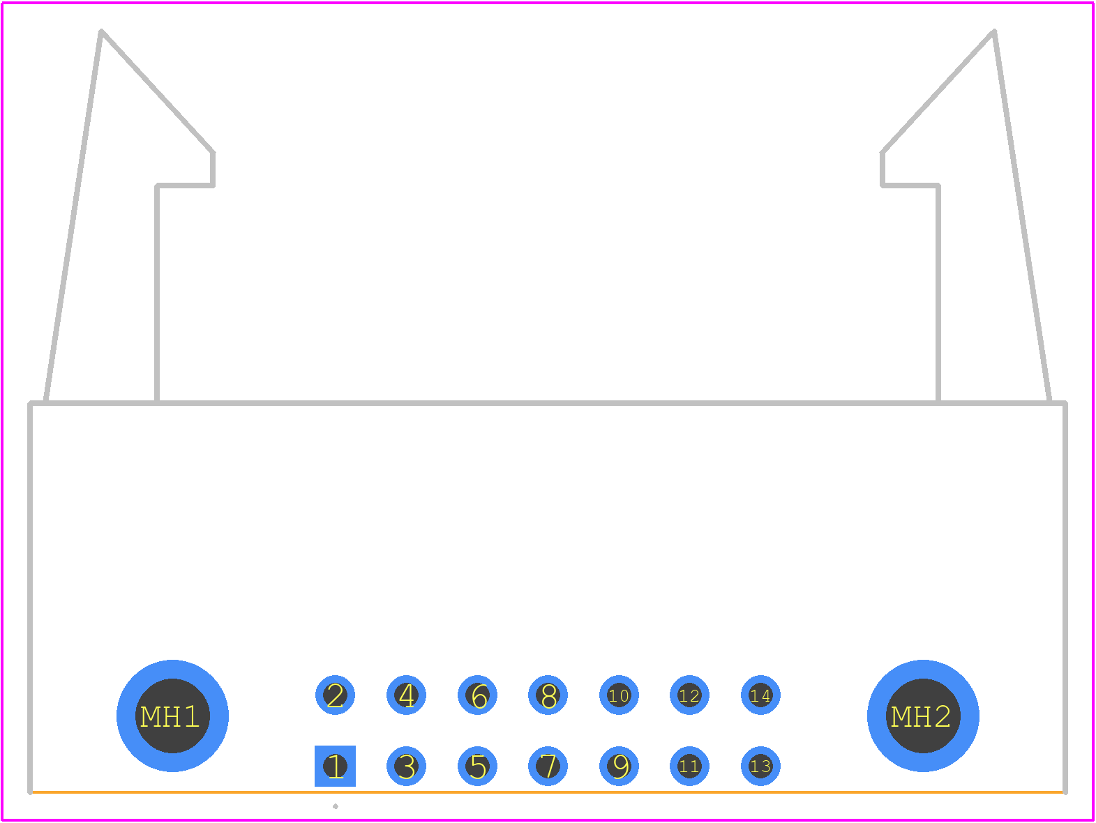 499786-2 - TE Connectivity PCB footprint - Other - Other - 499786-2-2
