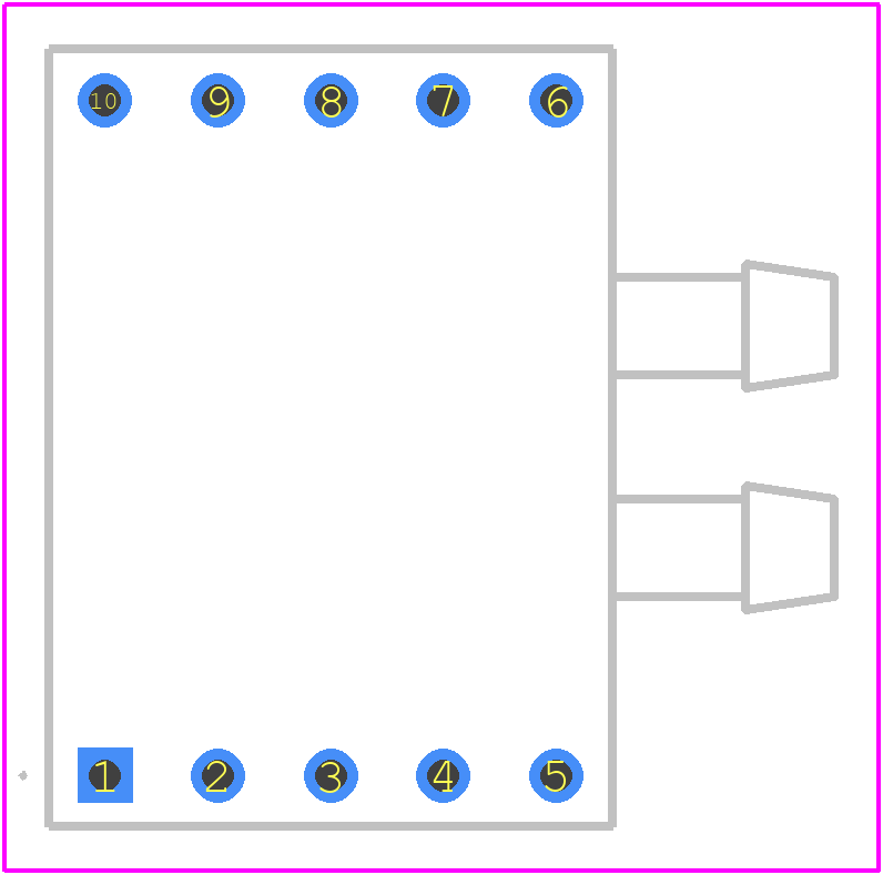 LDES250UF6S - First Sensor PCB footprint - Other - Other - DIP10