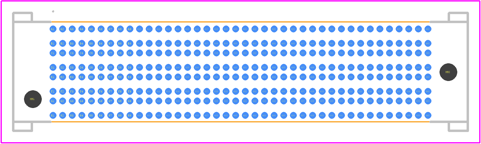 SEAF8-40-05.0-L-08-3 - SAMTEC PCB footprint - Other - Other - SEAF8-40-05.0-L-08-3-2