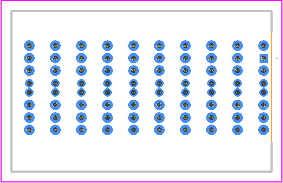 474593-E - TE Connectivity PCB footprint - Other - Other - 474593-E-1