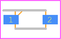 BZT52-C5V1-EVL - Venkel PCB footprint - Small Outline Diode - Small Outline Diode - SOD-123