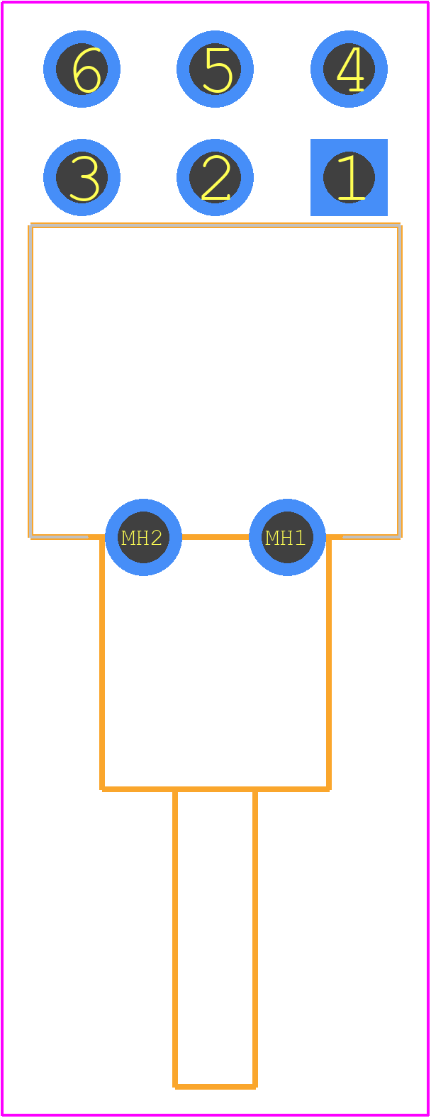 M2022SS2W30 - NKK Switches PCB footprint - Other - Other - M2022SS2W30-1