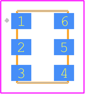 590SB25M0000DG - Silicon Labs PCB footprint - Other - Other - 591BA100M000DG-1