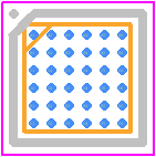 TAS2562YFPT - Texas Instruments PCB footprint - BGA - BGA - YFP0036-C02