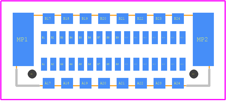1154007 - Phoenix Contact PCB footprint - Other - Other - 1154007-1