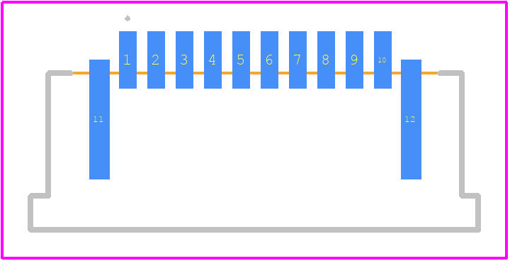 SFW10R-2STAE1LF - Amphenol PCB footprint - Other - Other - SFW10R-2STAE1LF-1