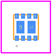 PJQ2888 - PANJIT PCB footprint - Other - Other - DFN2020-8L