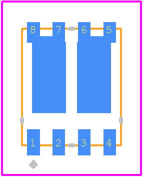 PJQ5846 - PANJIT PCB footprint - Other - Other - DFN5060B-8L