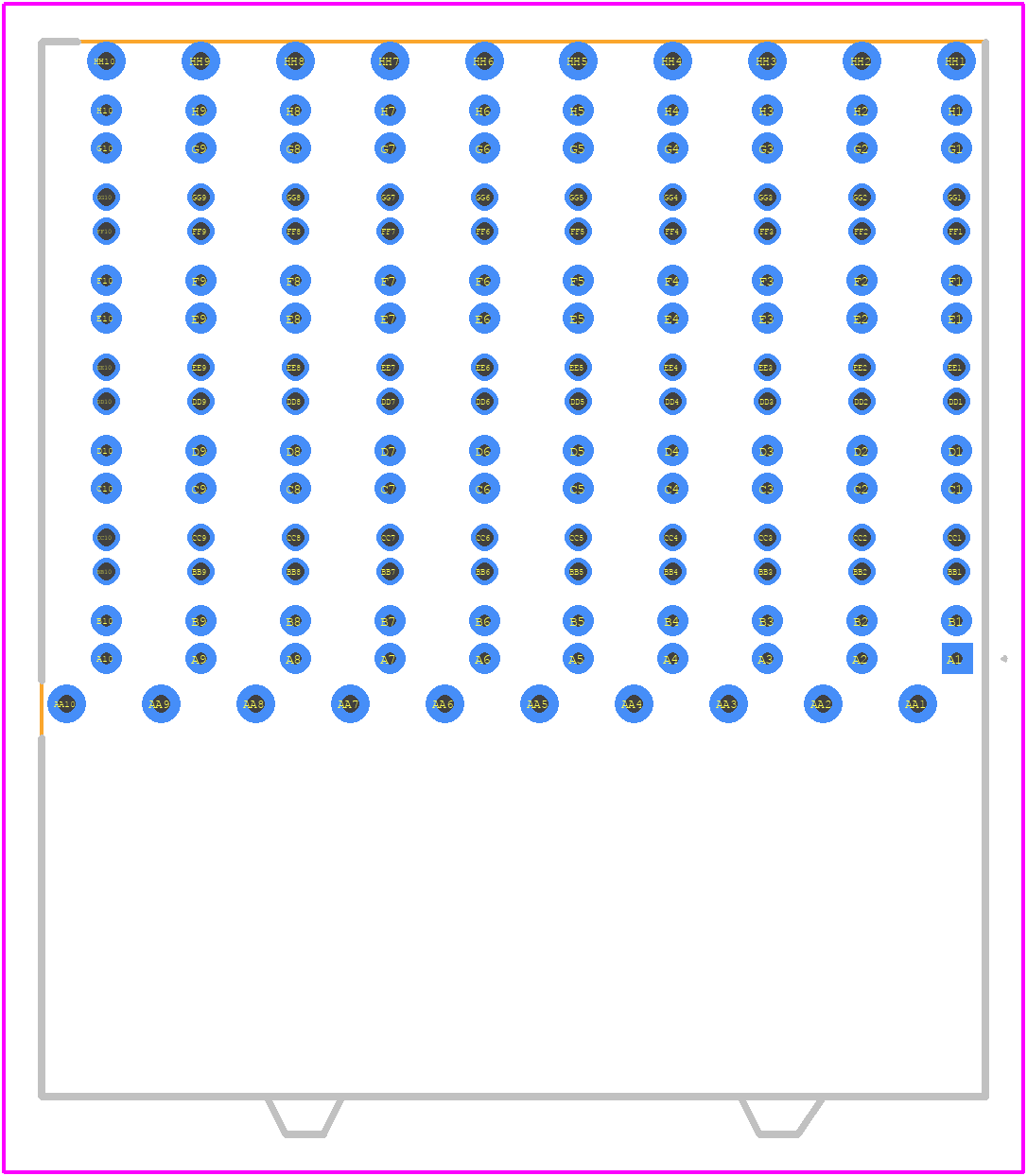 474960-E - TE Connectivity PCB footprint - Other - Other - 474960-E-2