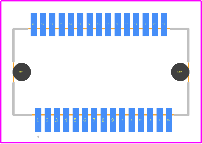 MECT-115-01-M-D-RA1 - SAMTEC PCB footprint - Other - Other - MECT-115-01-M-D-RA1-3