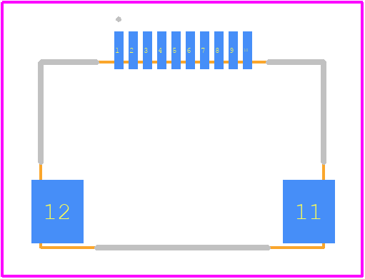 FH28K-10S-0.5SH - Hirose PCB footprint - Other - Other - FH28K-10S-0.5SH-3