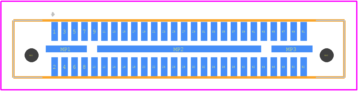 QRM8-026-07.0-L-D-A-GP - SAMTEC PCB footprint - Other - Other - QRM8-026-07.0-L-D-A-GP-2