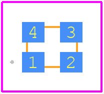 SiT1418BE-18-33N-12.000000 - SiTime PCB footprint - Other - Other - QFN_2520_4pins