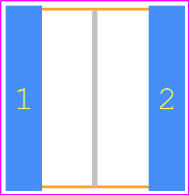 22251C225KAT2A - Kyocera AVX PCB footprint - Capacitor Chip Non-polarised - Capacitor Chip Non-polarised - SIZE CODE 2225