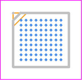 10M08DCV81I7G - Intel PCB footprint - BGA - BGA - 81-Pin Very FineLine Ball-Grid Array (VBGA) – Wafer Level Chip Scale Package (WLCSP) - A:0.54