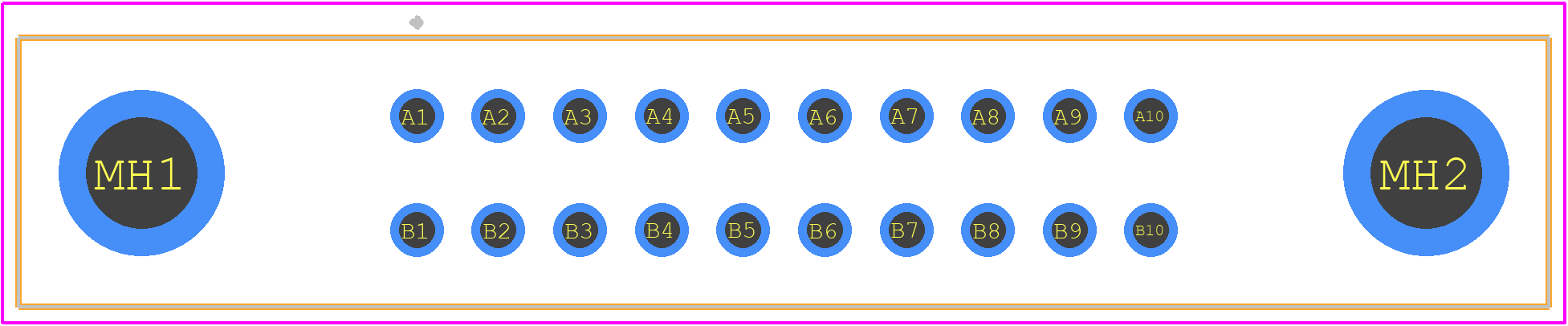 341-020-500-202 - EDAC PCB footprint - Other - Other - 341-020-500-202-2