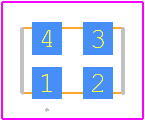 SiT8208AI-31-18E-66.000000 - SiTime PCB footprint - Other - Other - QFN_5032_4pins