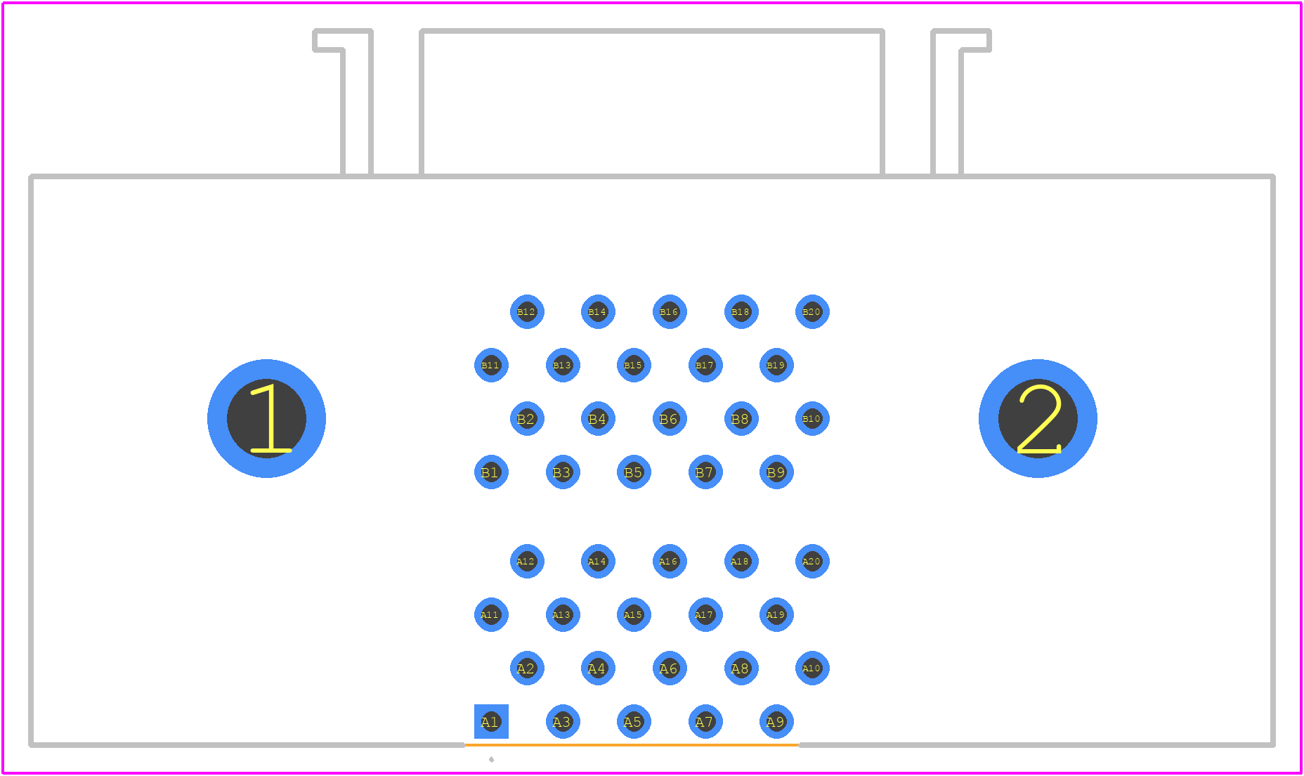 10220-M218PE - 3M PCB footprint - Other - Other - 10220-M218PE-4
