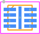 LT8606BEDC#TRMPBF - Analog Devices PCB footprint - Small Outline No-lead - Small Outline No-lead - LT8606BEDC#TRMPBF