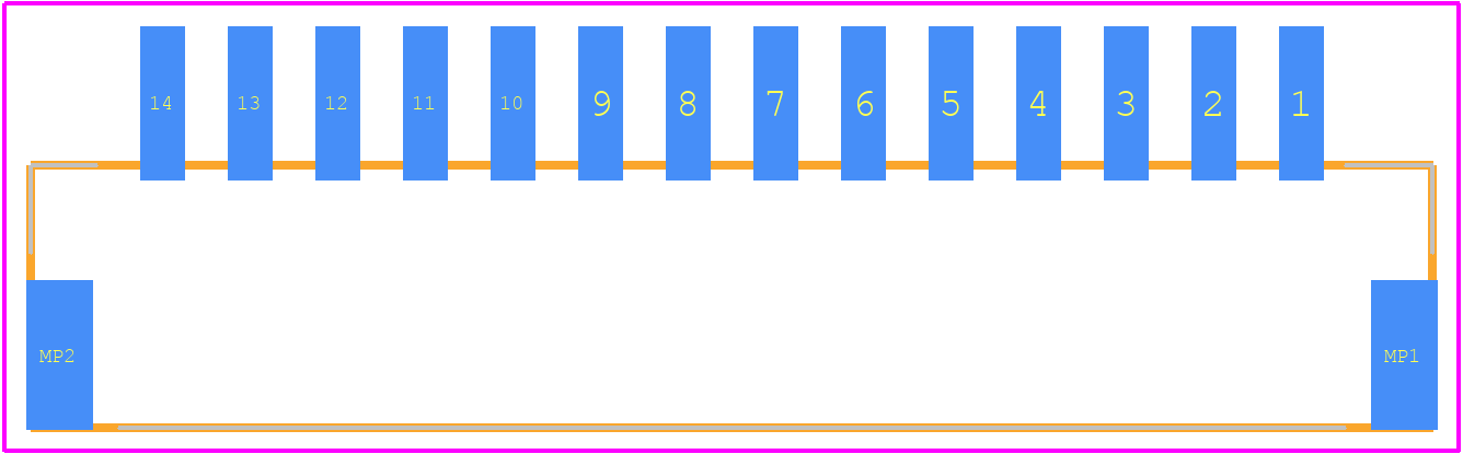 1-1734827-4 - TE Connectivity PCB footprint - Other - Other - 1-1734827-4-2
