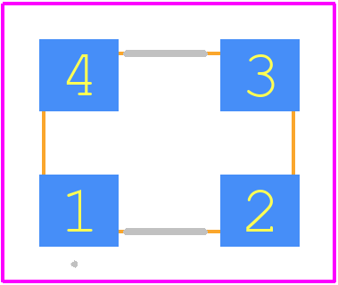 SiT1602BI-82-30N-54.000000 - SiTime PCB footprint - Other - Other - QFN_7050_4pins