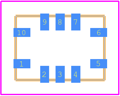 SF2304B - RFM PCB footprint - Other - Other - SF2304B-2