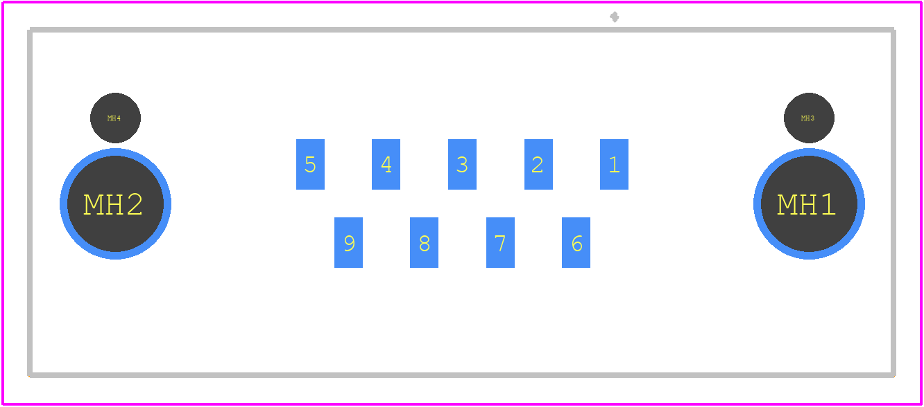 09551556612741 - HARTING PCB footprint - Other - Other - 09551556612741-4