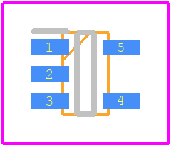 SiT2001BI-S3-33S-25.000000 - SiTime PCB footprint - Other - Other - SOT-23_5pins