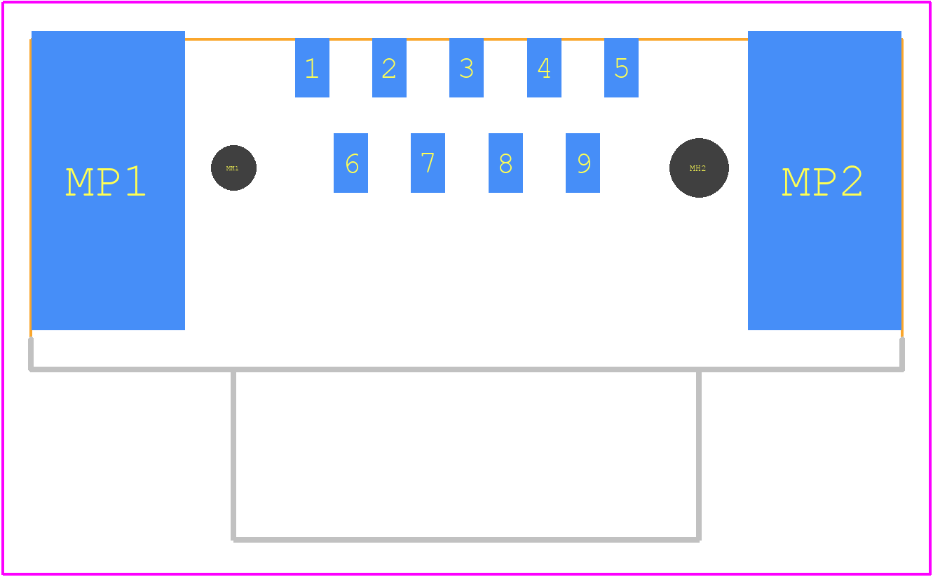 09551667811741 - HARTING PCB footprint - Other - Other - 09551667811741